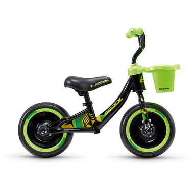 S'COOL PEDEX 3in1 10" Balance Bicycle Black/Green 2020 0